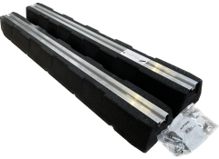 RB100-1-130 - opstellingsbalken rubber 1000mm (set incl. bouten)