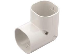 SC-66-I - lange bocht 90° t.b.v. SD-66 - ivoor