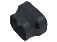 SDR-140-100-A - Verloopstuk - antraciet