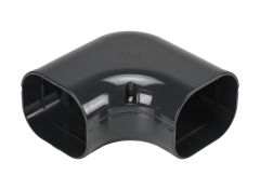 SK-140-A - lange vlakke bocht 90° - antraciet 