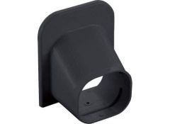 SP-100-K- Plafond-/Wandeindstuk  t.b.v. SD-100 - zwart
