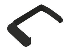 ODWR-110-B - plafond-/wandeindstuk t.b.v. ODF-110-B