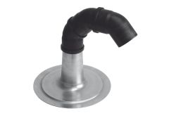 Dakdoorvoer met PP bochten 125 mm