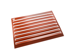 EVO-LOUVRE-MR - achterplaat steenrood - medium