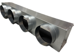 Toevoer plenum kanaalmodel S-1014PF3E