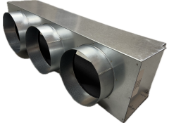 Toevoer plenum kanaalmodel S-6071PF3E