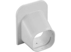 SP-100-W - plafond- / wandeindstuk t.b.v. SD-100 - wit