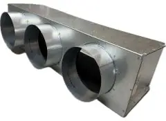 Toevoer plenum kanaalmodel UD3