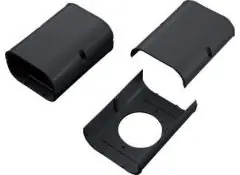 SJA-100-K - Gatverbindingsstuk t.b.v. SD-100 - zwart