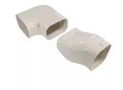 SNA-100-W - gedraaide bocht 90° rechts t.b.v. SD-100W - wit