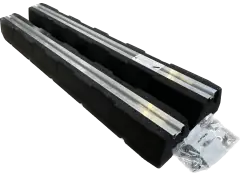 RB100-1-130 - opstellingsbalken rubber 1000mm (set incl. bouten)